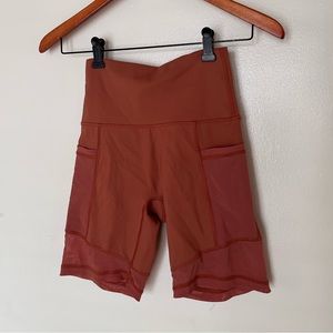 Burnt Orange Workout Shorts